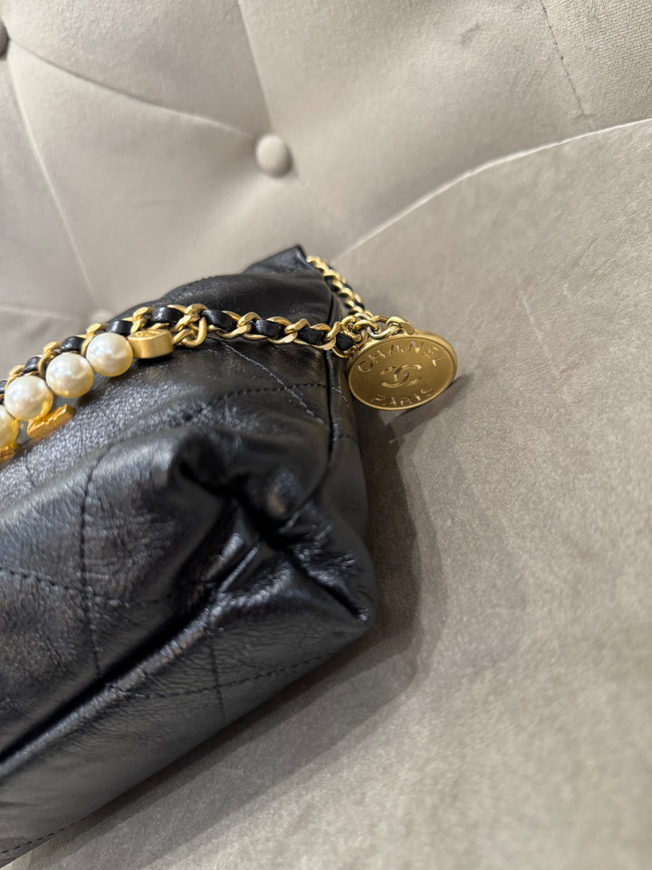 Chanel 22 mini Pearls