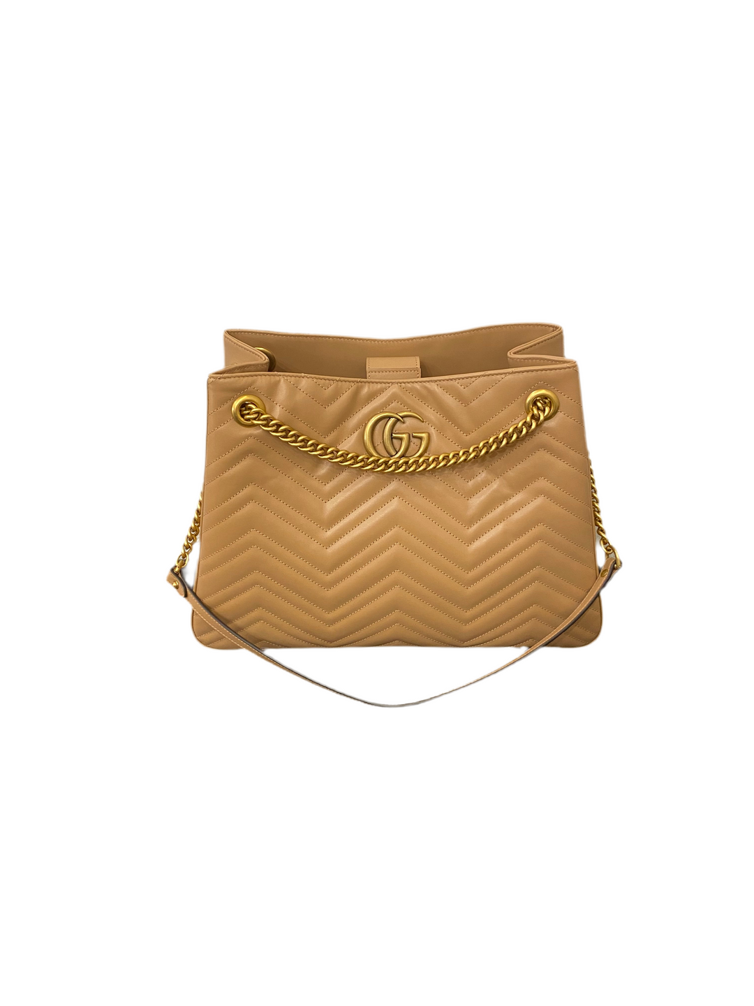 Borsa tote Gucci GG Marmont Matelasse rosa cipria – Luxury Vintage