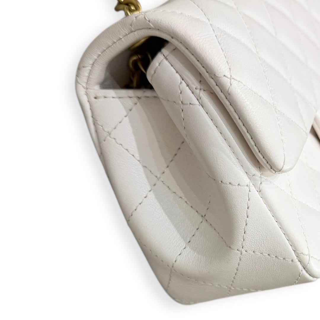 Chanel Mini Classic Flap Camélia Crush