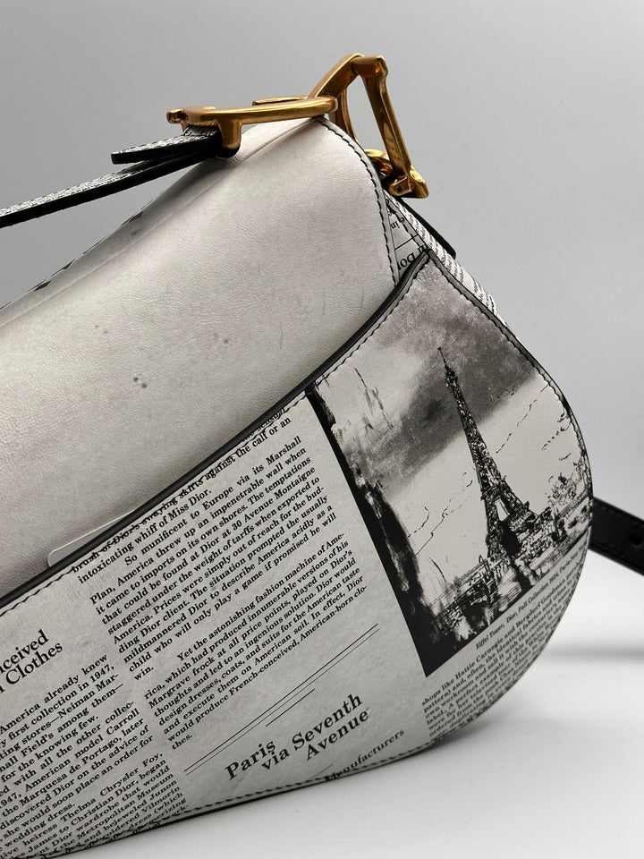 Special Edition Dior Saddle Newspaper from John Galliano