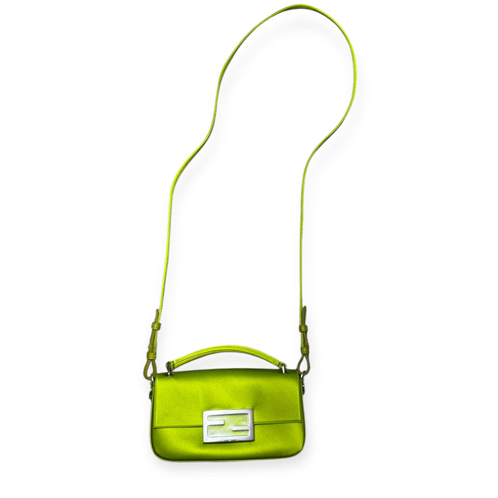 Fendi Phone Baguette in raso silk “Wasabi”