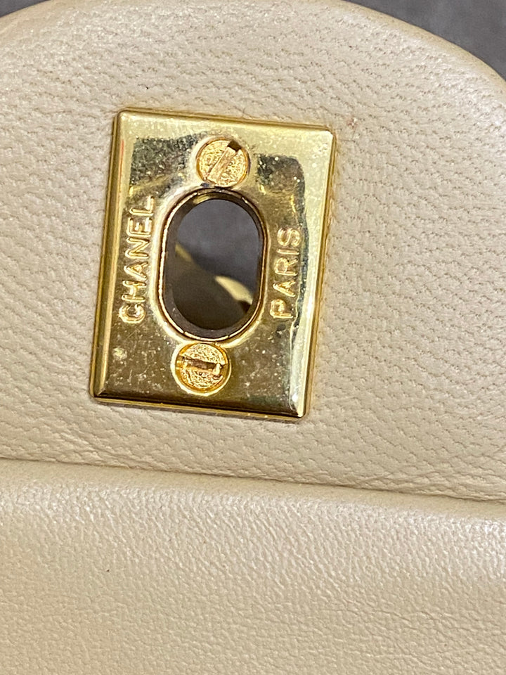 Chanel small beige vintage