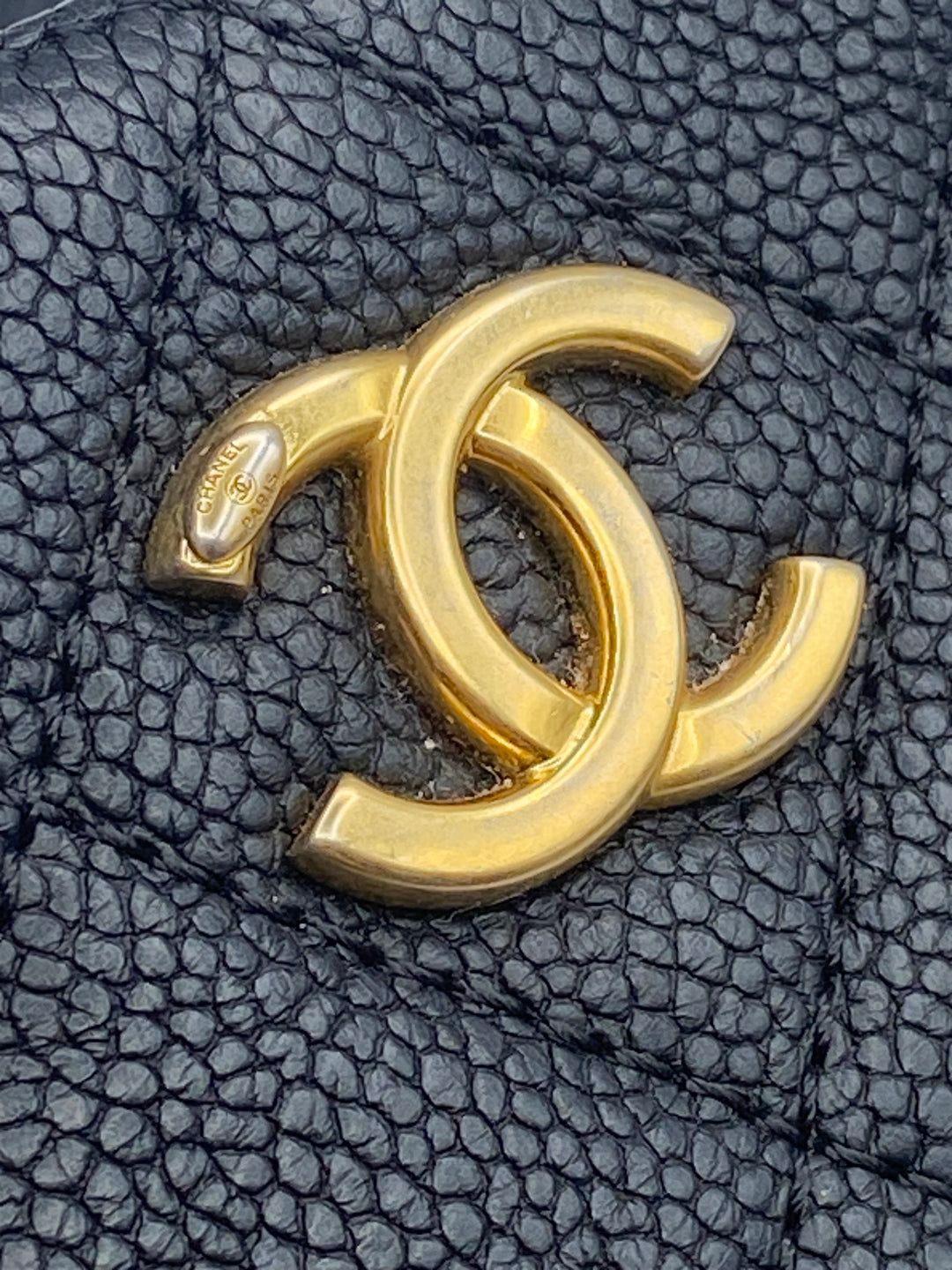 Chanel black caviar camera /marsupio mini bag