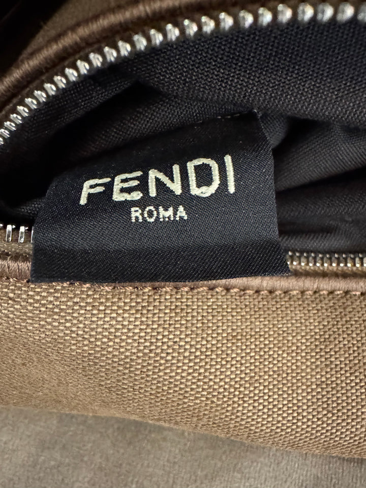 Fendi Baguette – Velluto con Monogram FF