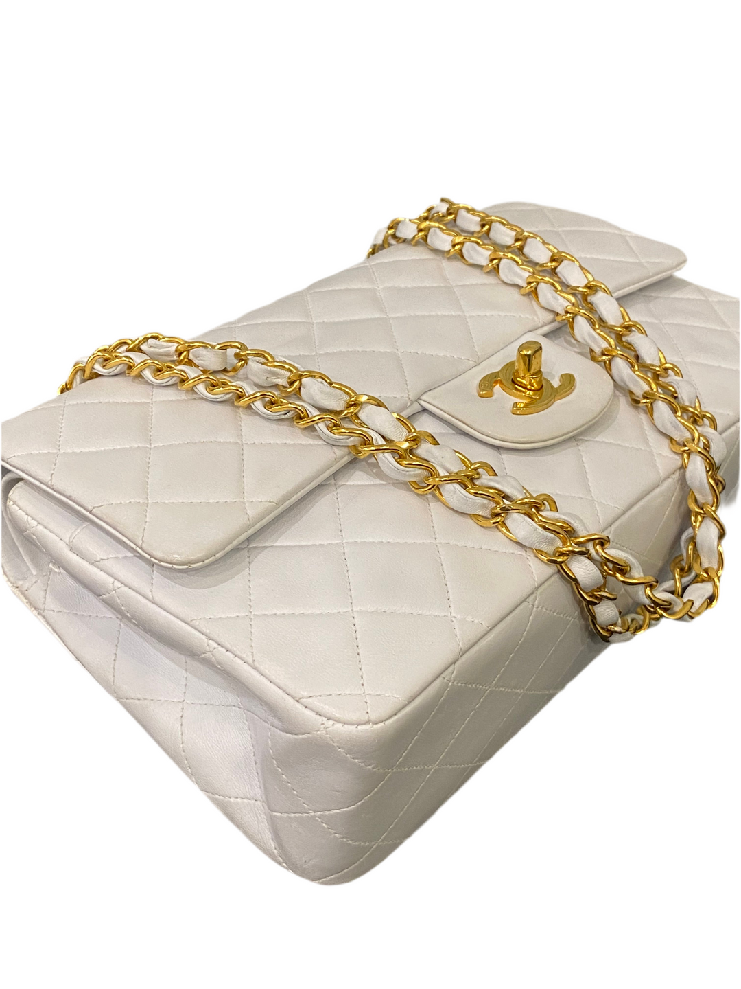 Chanel Timeless Vintage Bianco