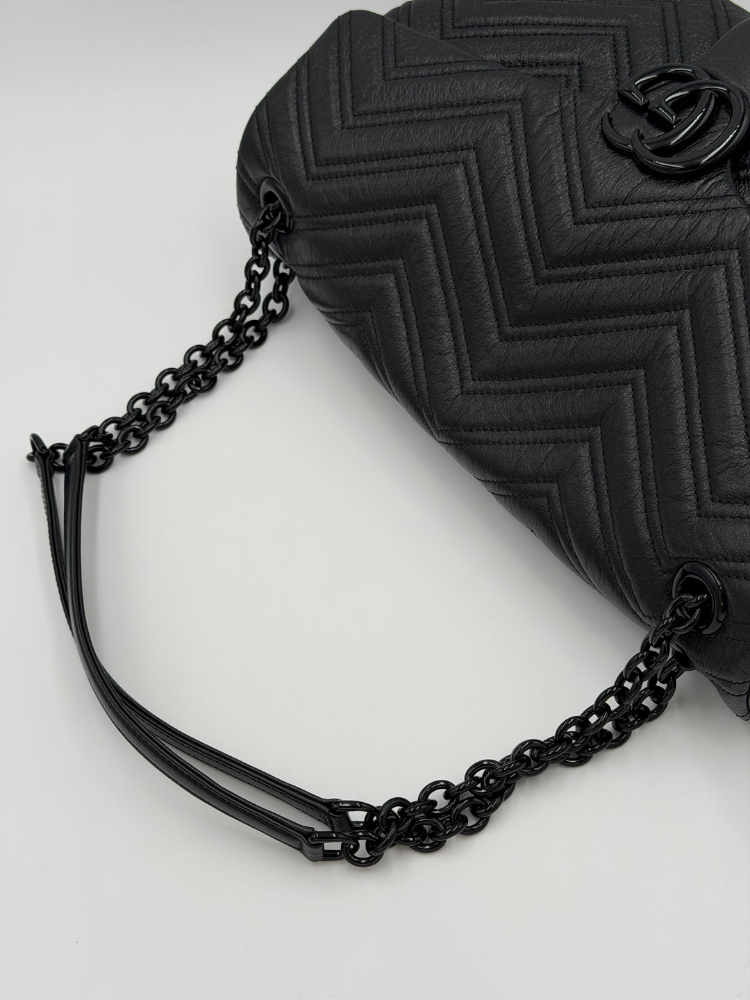 Borsa a spalla GG Marmont misura grande