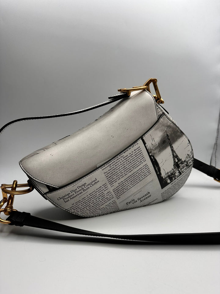 Special Edition Dior Saddle Newspaper from John Galliano