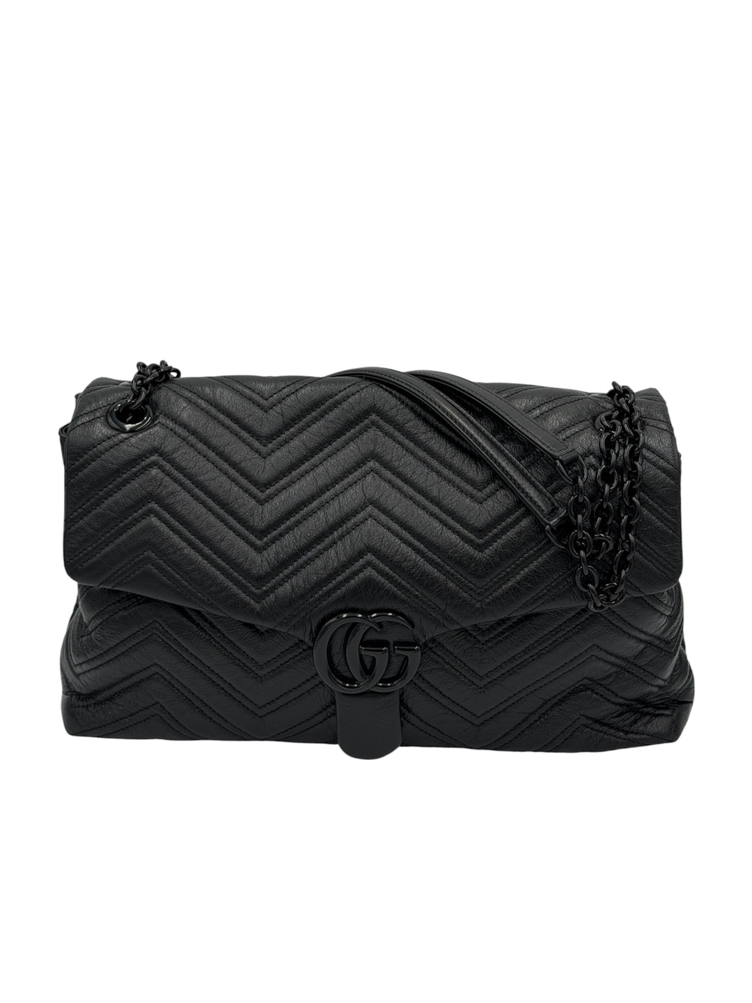 Borsa a spalla GG Marmont misura grande