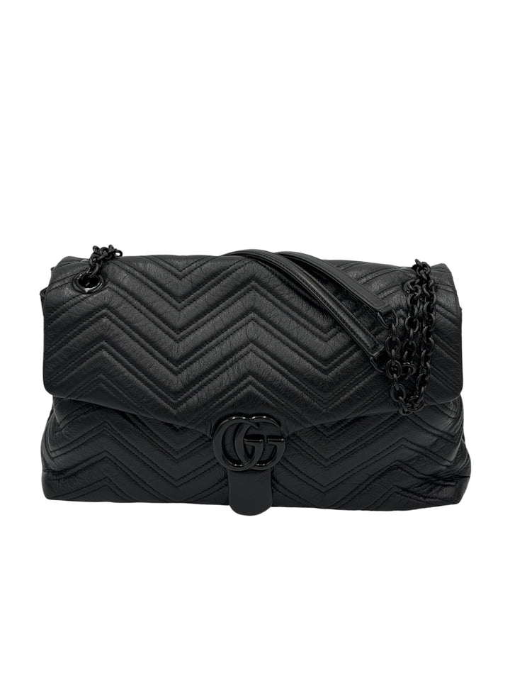 Borsa a spalla GG Marmont misura grande