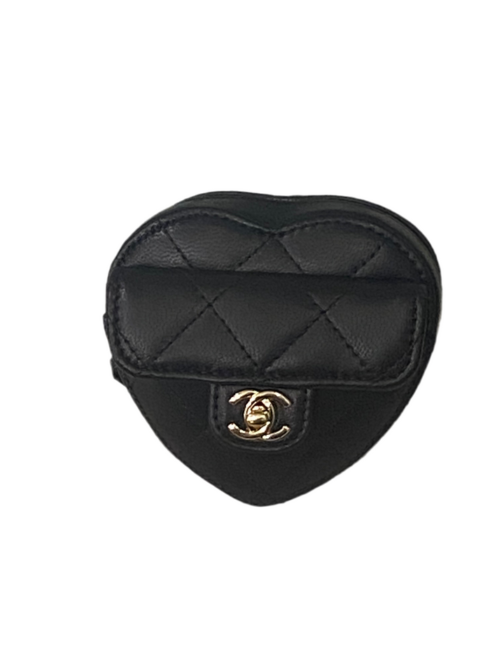 Chanel Portamonete a forma di cuore