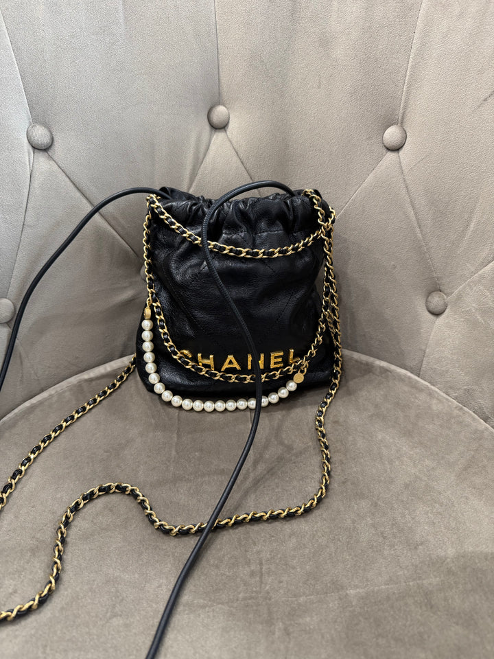 Chanel 22 mini Pearls