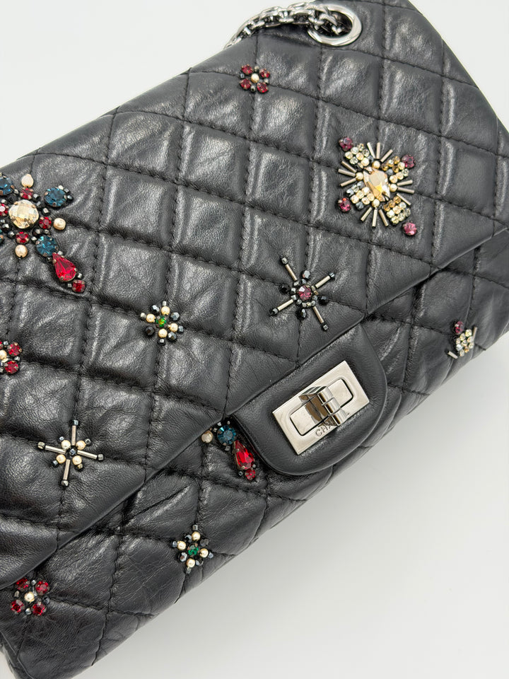 Chanel Paris-Londres Reissue 225 Double Flap