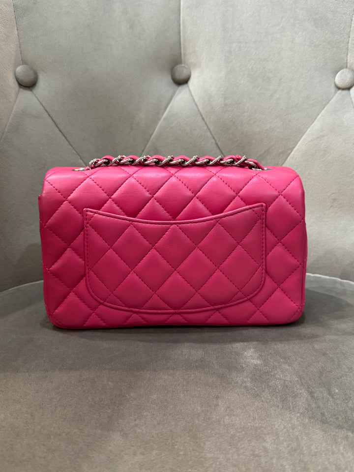 Chanel mini Rectangolare fucsia