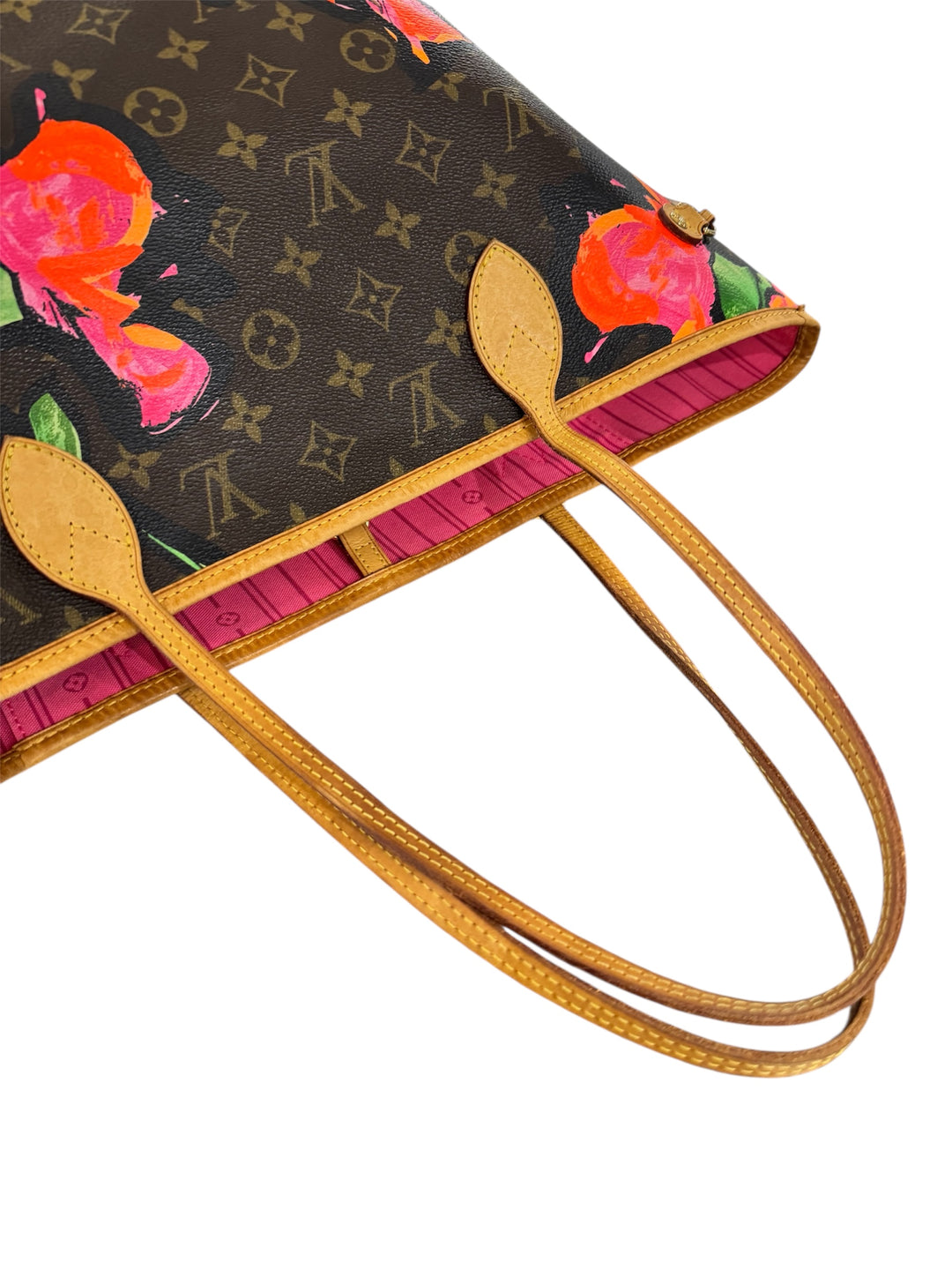 Louis Vuitton Neverfull MM Monogram Roses