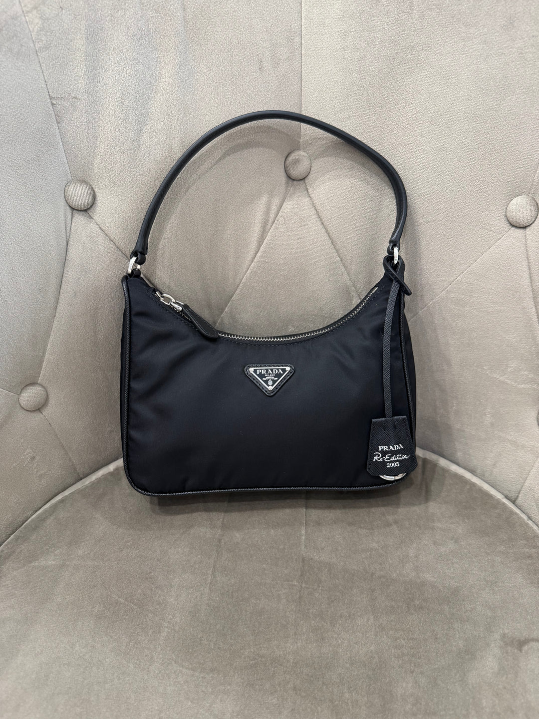 Mini Prada Re-Edition 2005 – Nylon Nero