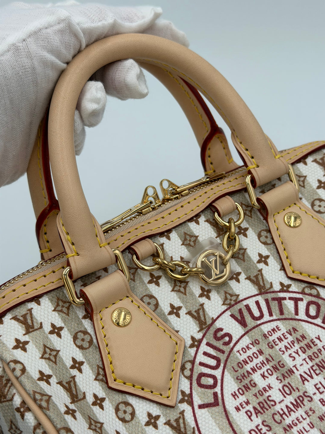 Louis Vuitton Speedy Bandoulière 20 LV Stamp