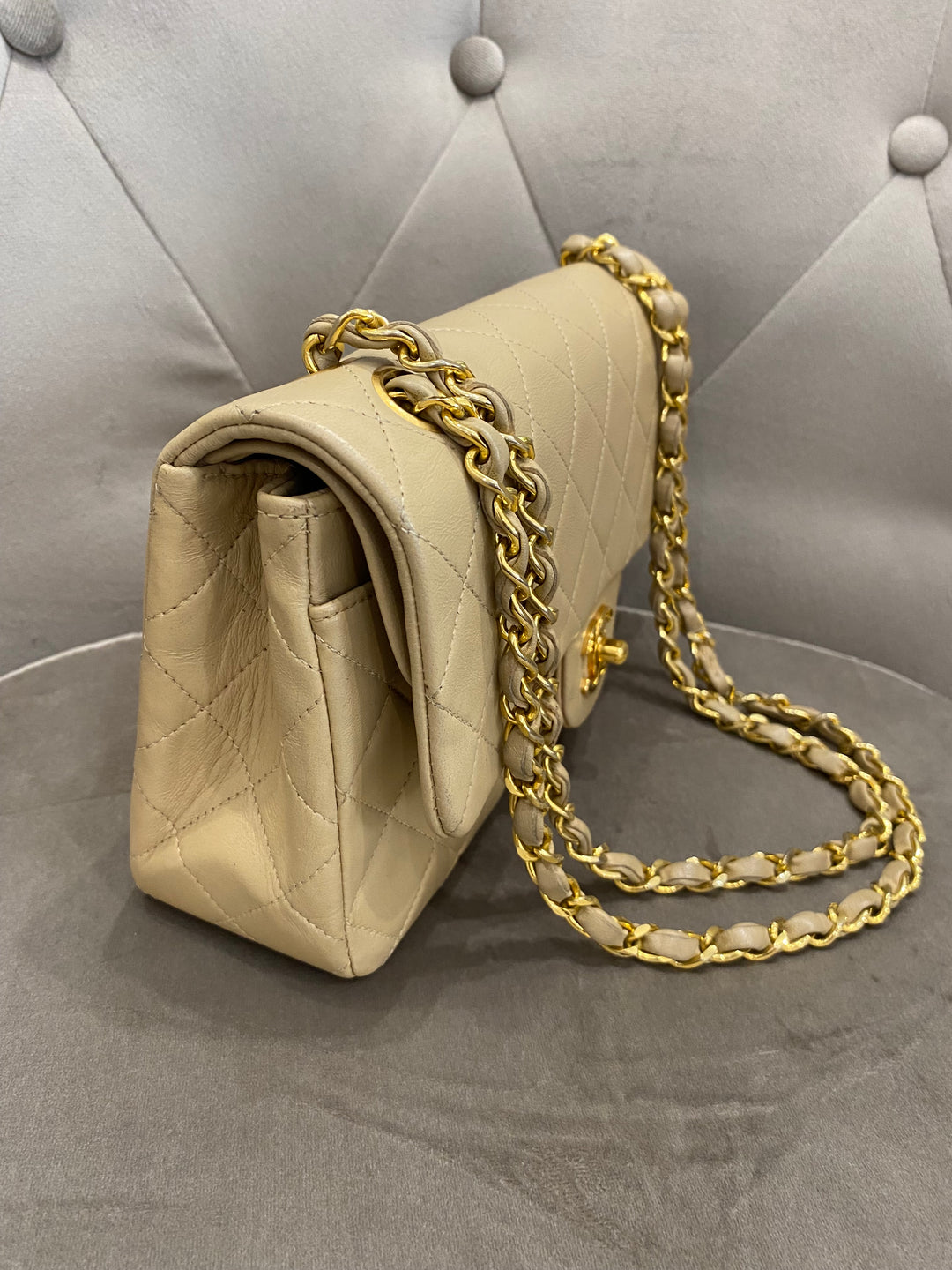 Chanel small beige vintage