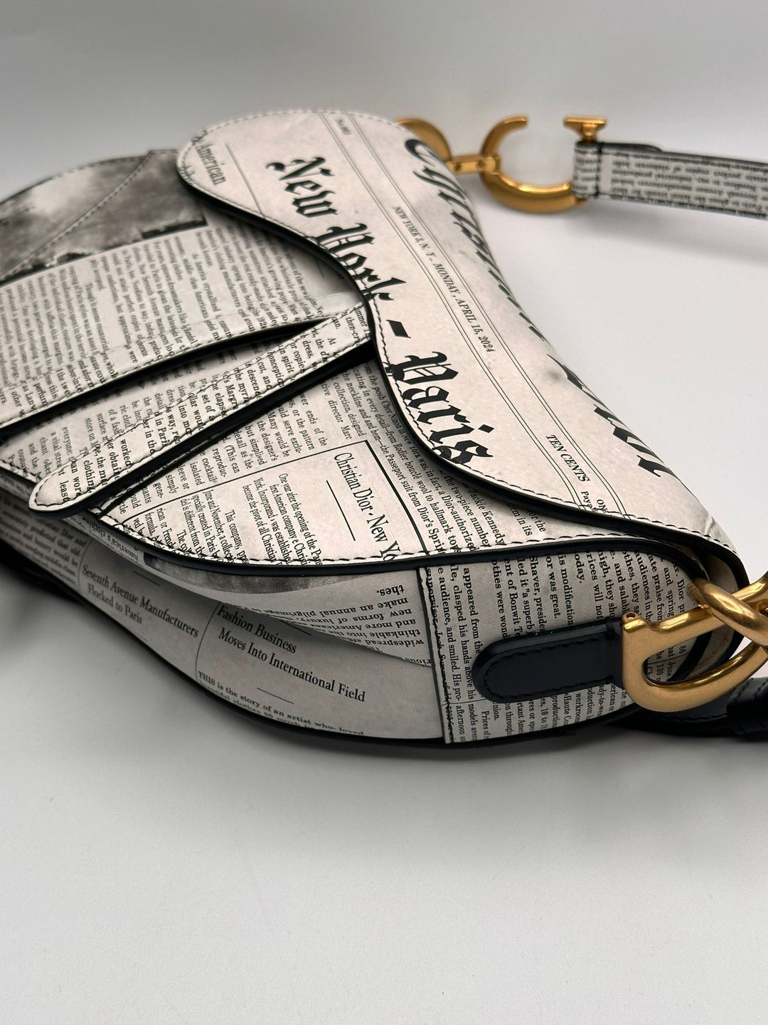 Special Edition Dior Saddle Newspaper from John Galliano