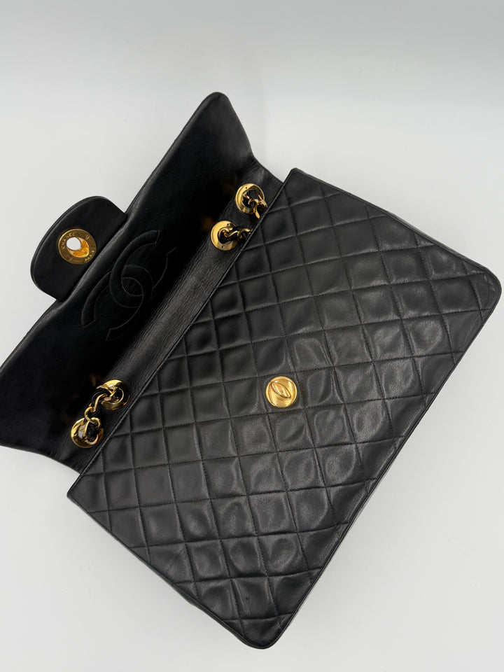 Chanel Maxi Jumbo Big Logo Vintage