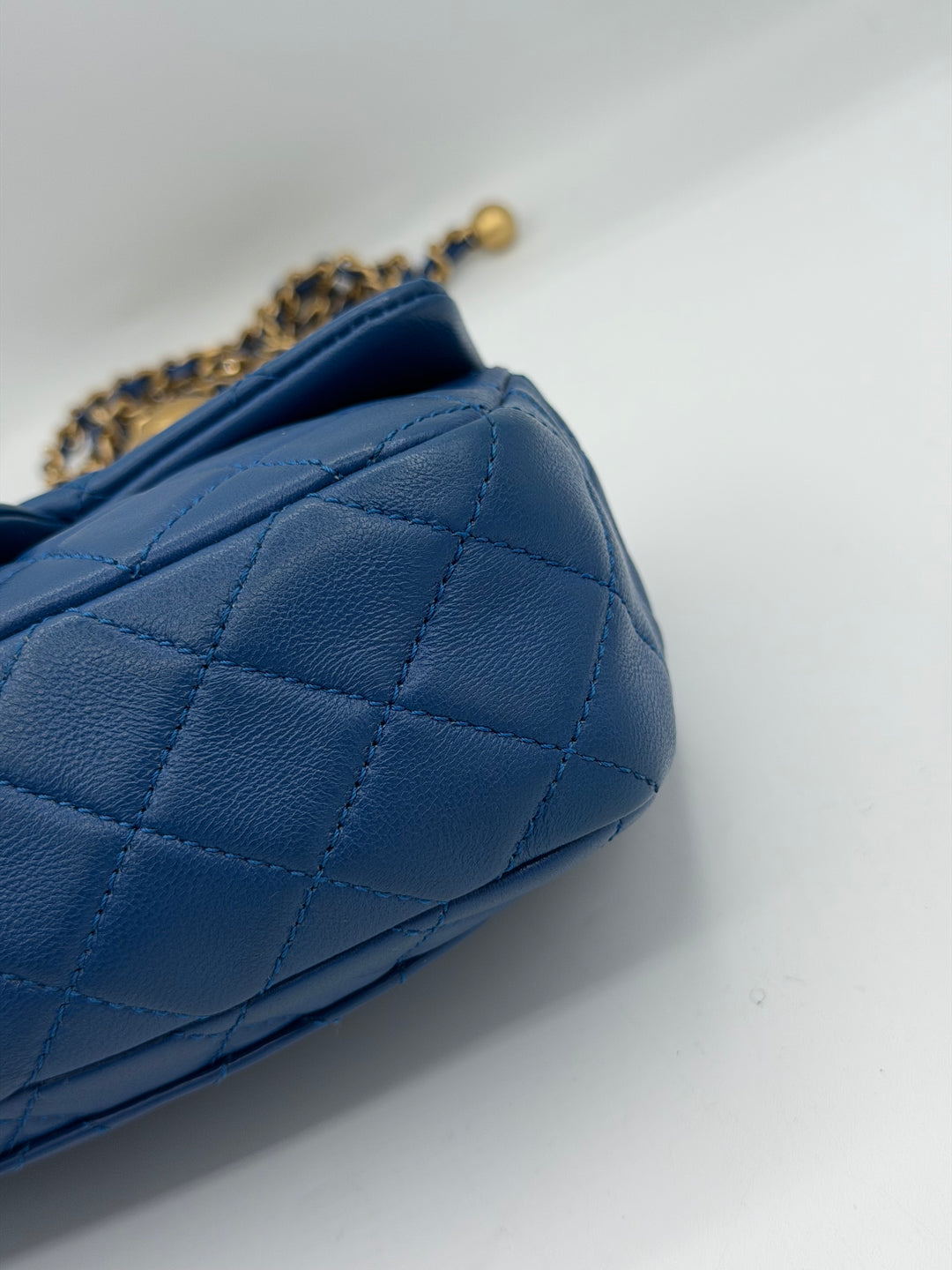 Chanel Mini Rectangular Classic Flap Pearl Crush