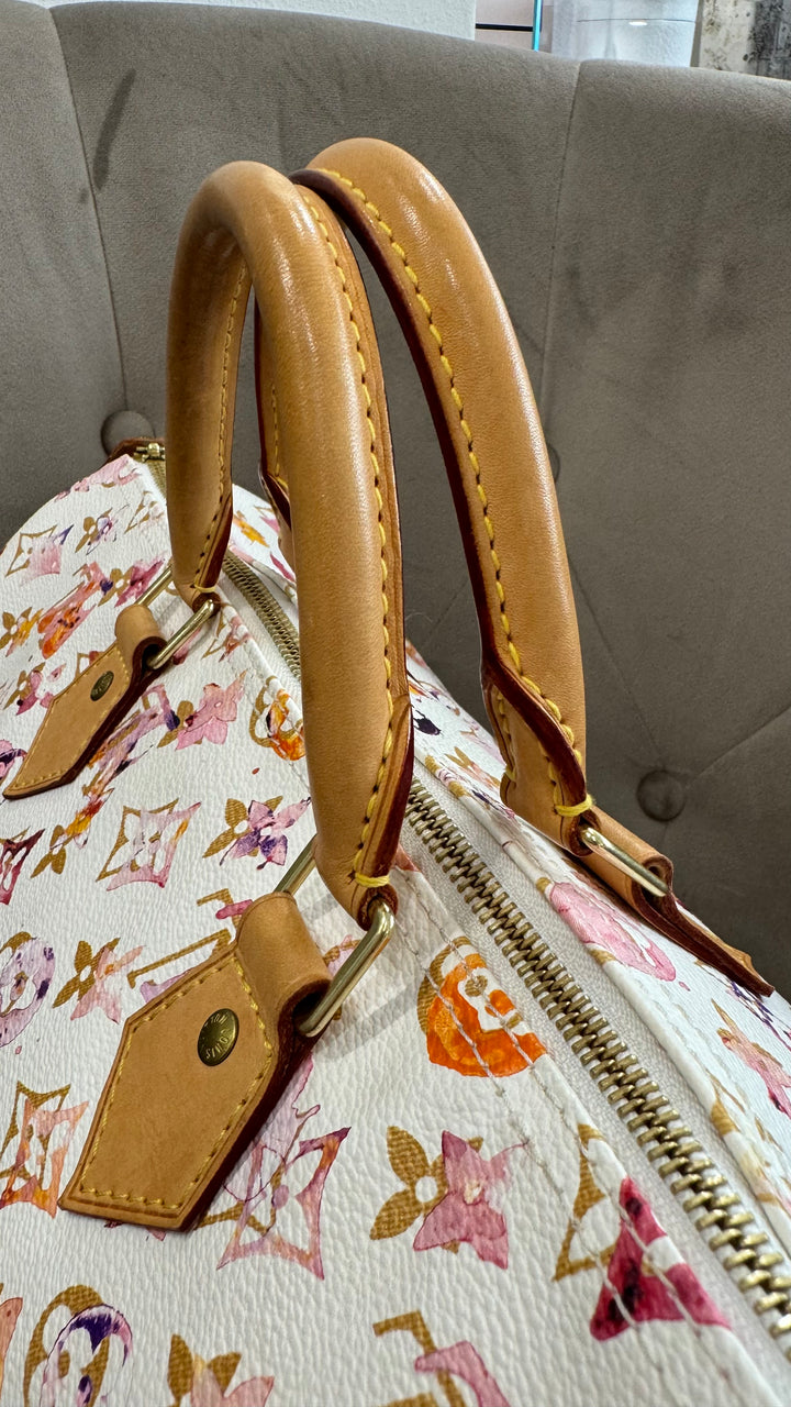 Louis Vuitton Speedy 35 Edizione Limitata Watercolor Monogram by Aquarelle