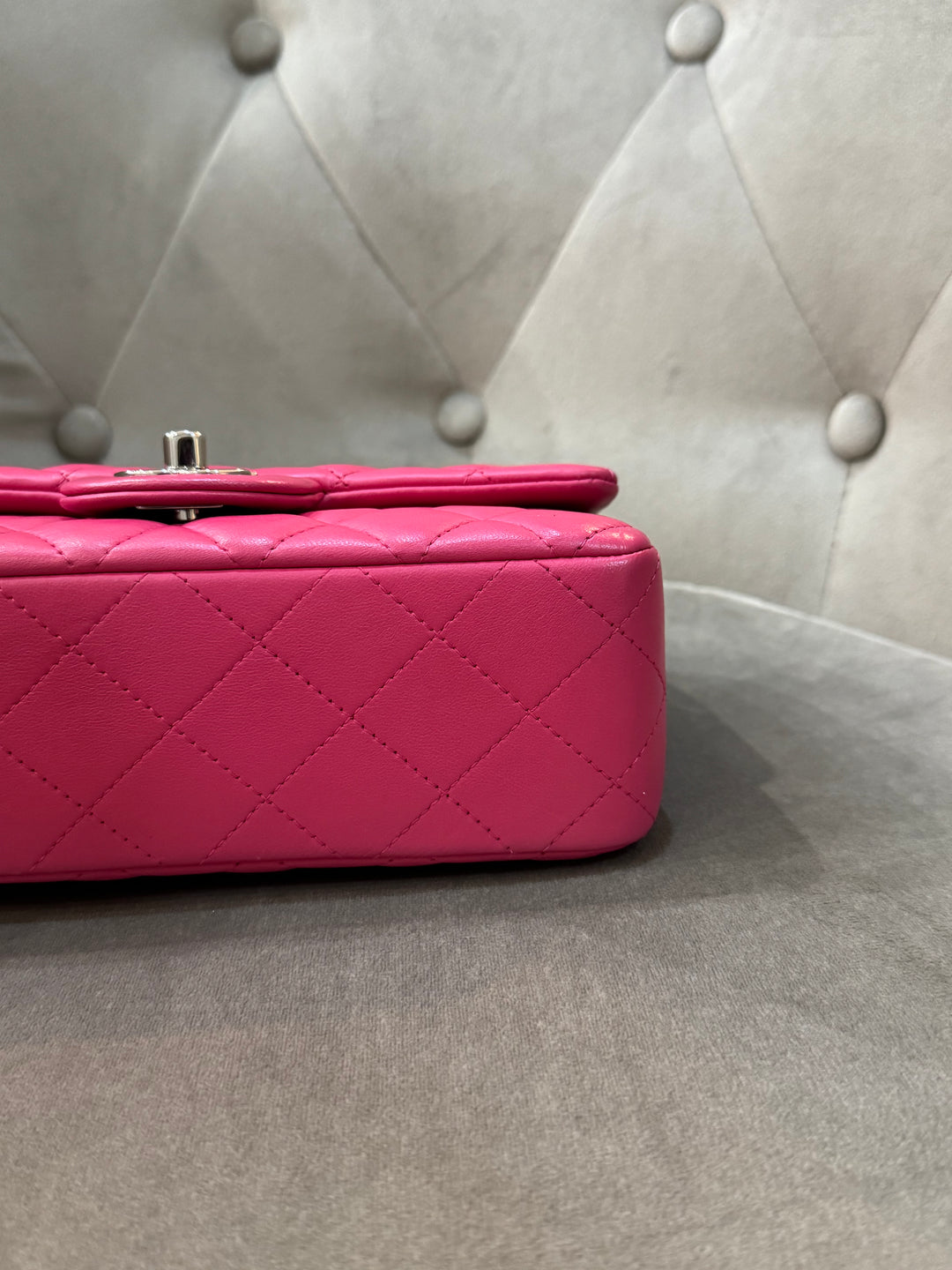 Chanel mini Rectangolare fucsia