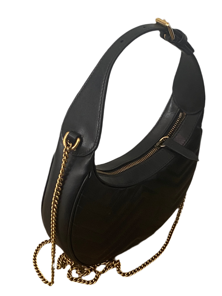 Borsa Gucci GG marmont mezzaluna