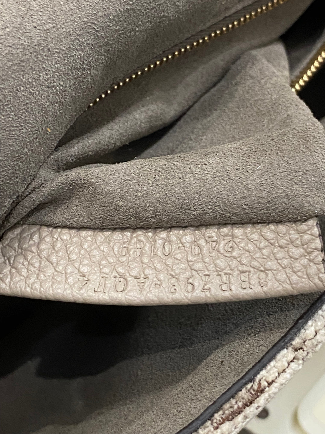 Borsa Baguette Fendi in Ciniglia jacquard