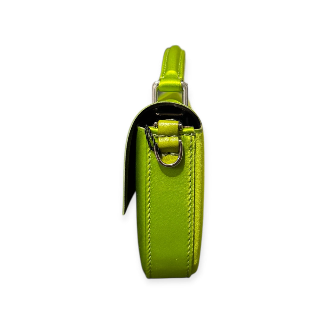 Fendi Phone Baguette in raso silk “Wasabi”