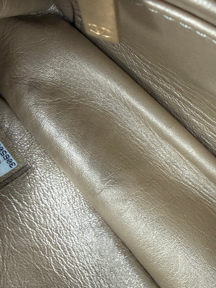 Chanel Mini Rectangular Classic Flap Pearl Crush