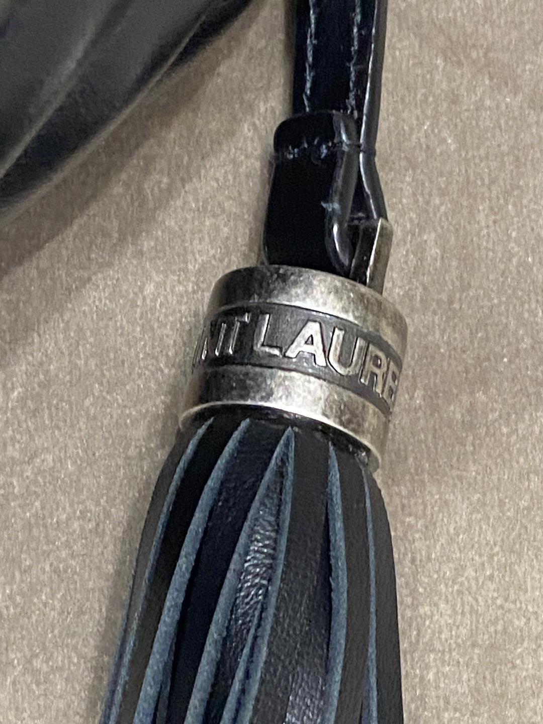Saint Laurent camera bag Lou in pelle trapunta
