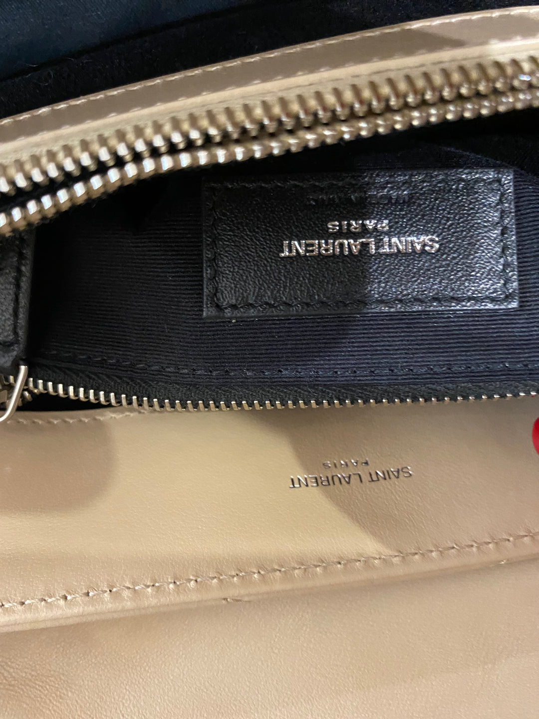 Saint Laurent Medium LouLou  Beige