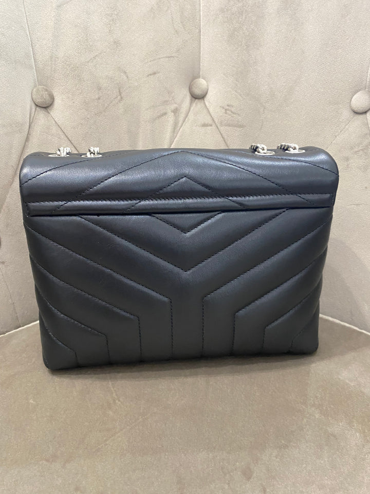 Borsa Loulou Small in pelle nera