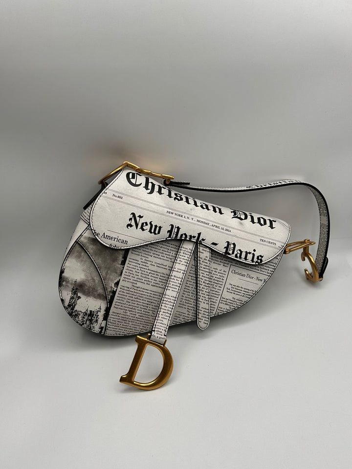 Special Edition Dior Saddle Newspaper from John Galliano