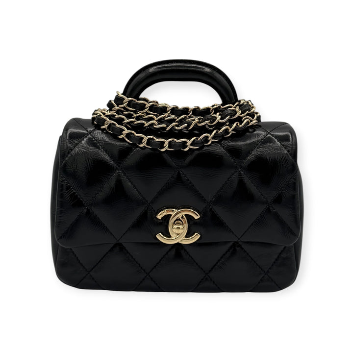 Chanel Mini Flap con manico