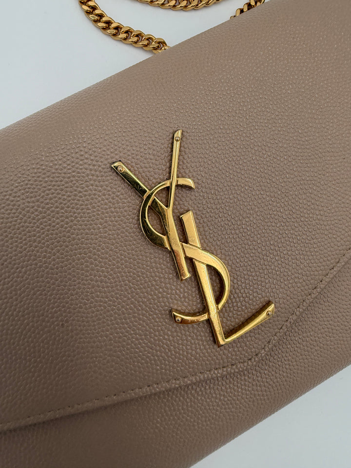 Saint Laurent Uptown Pochette con catena