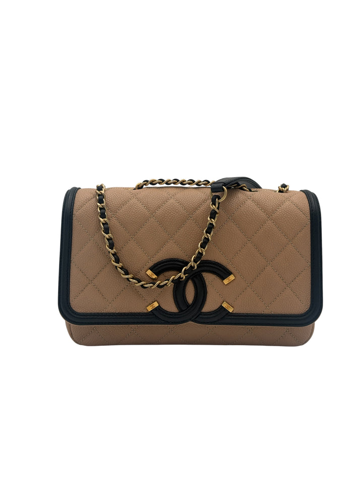 Chanel CC Filigree Flap Small