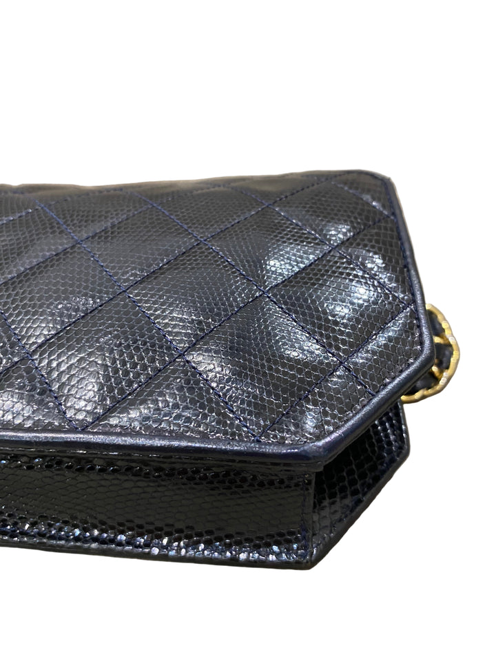 Chanel Vintage pelle dí lucertola