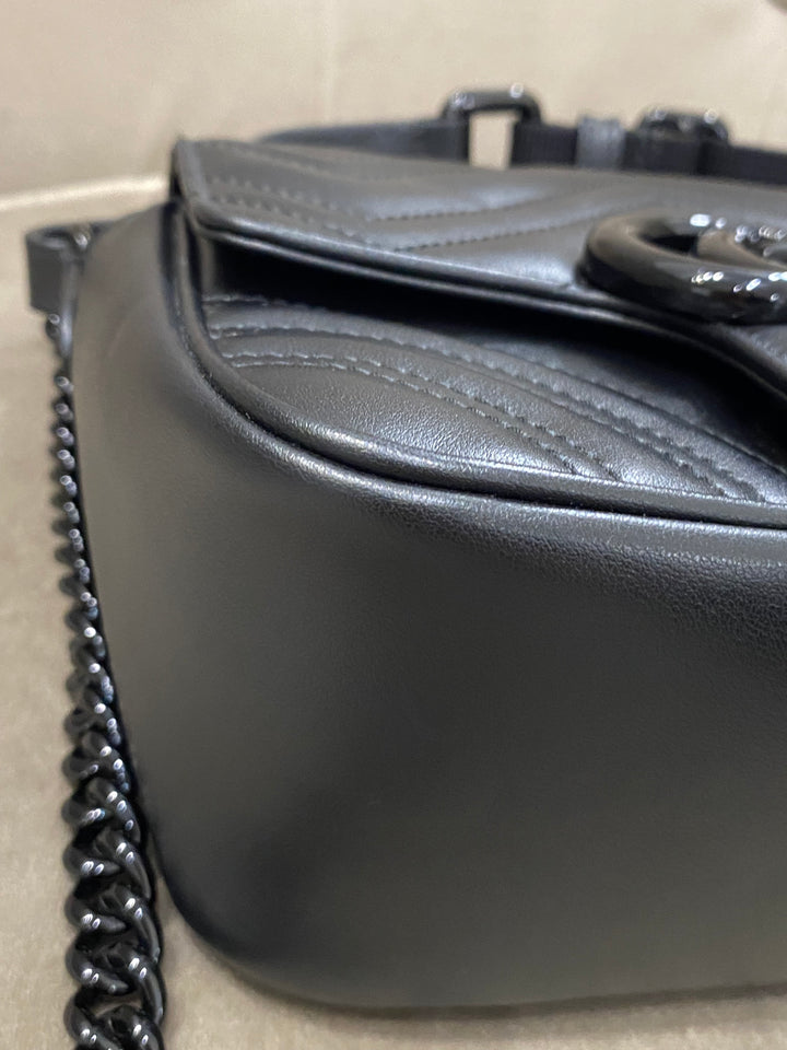 Borsa a spalla trapuntata GG Marmont