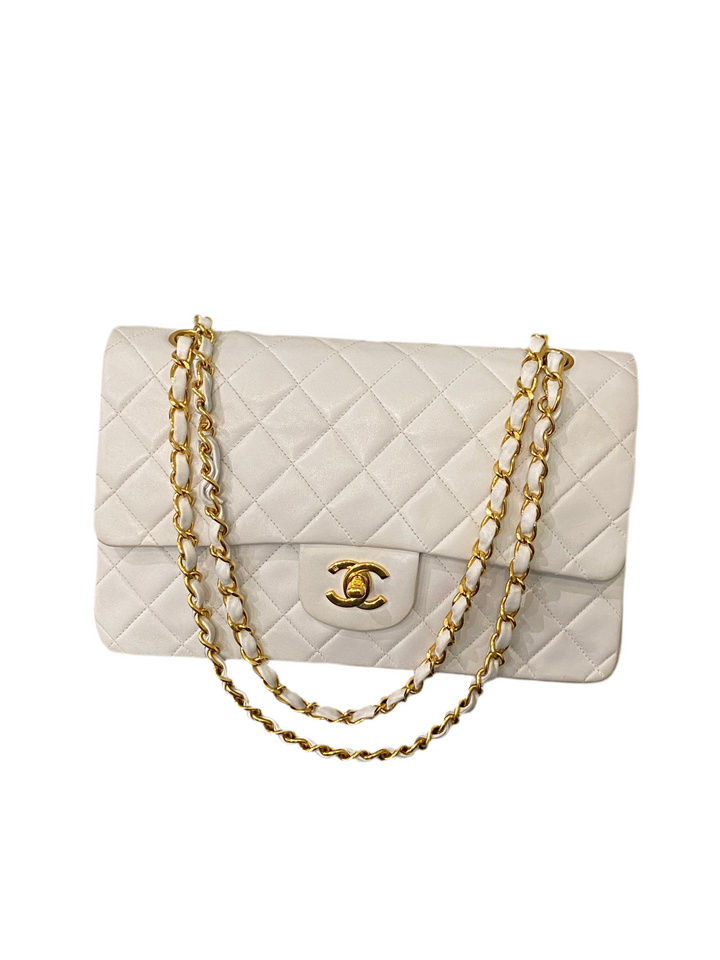 Chanel Timeless Vintage Bianco