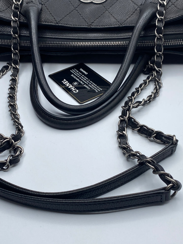 Chanel Borsa shopper in pelle martellata