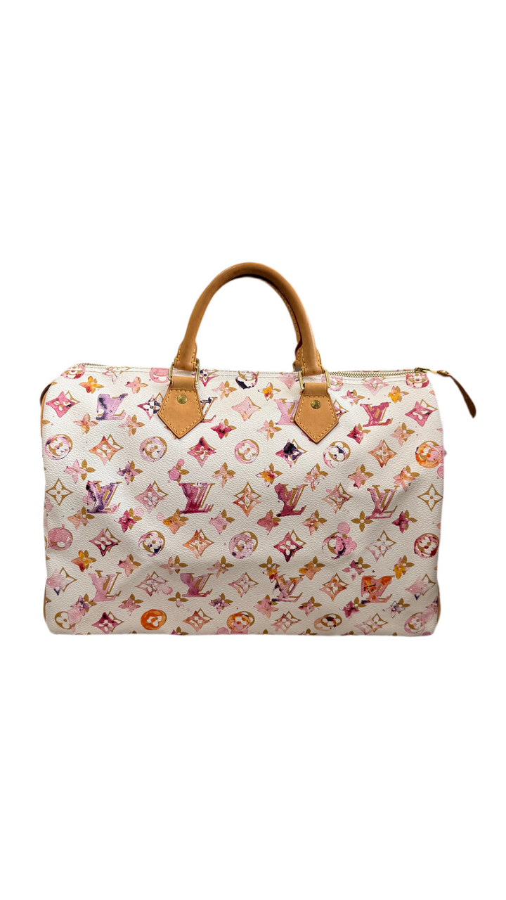 Louis Vuitton Speedy 35 Edizione Limitata Watercolor Monogram by Aquarelle