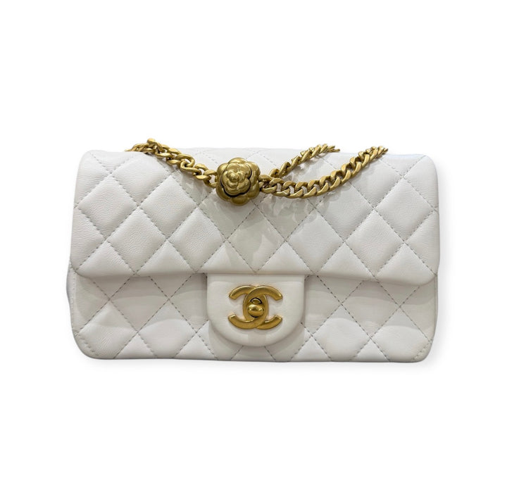 Chanel Mini Classic Flap Camélia Crush