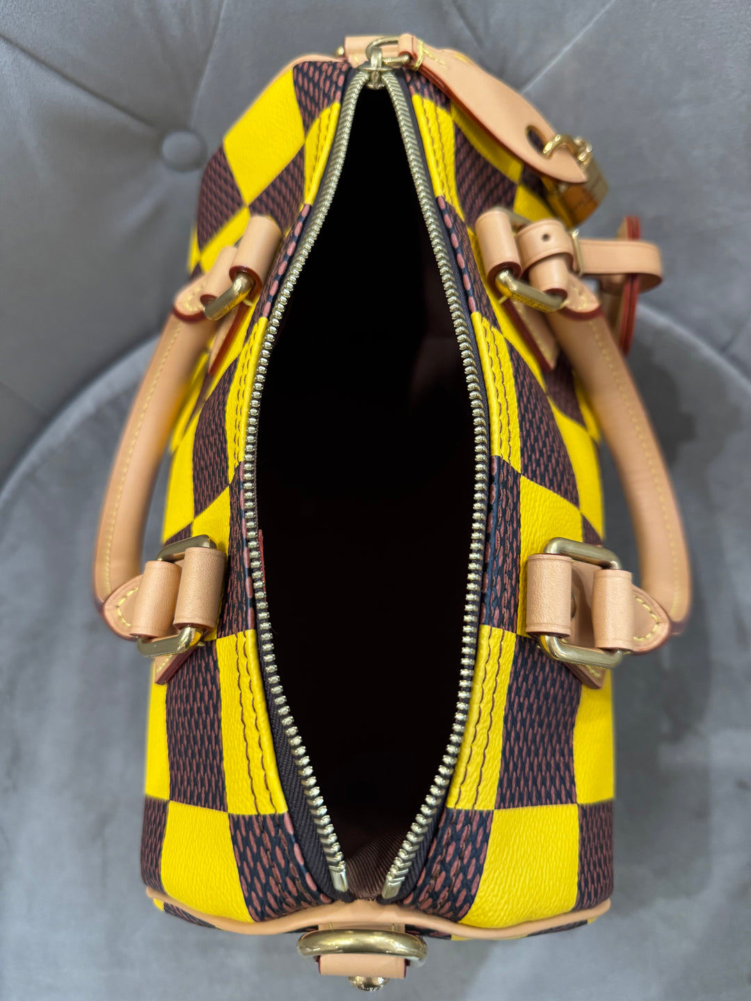 Louis Vuitton Speedy Bandoulière 25 in tela Damier Pop