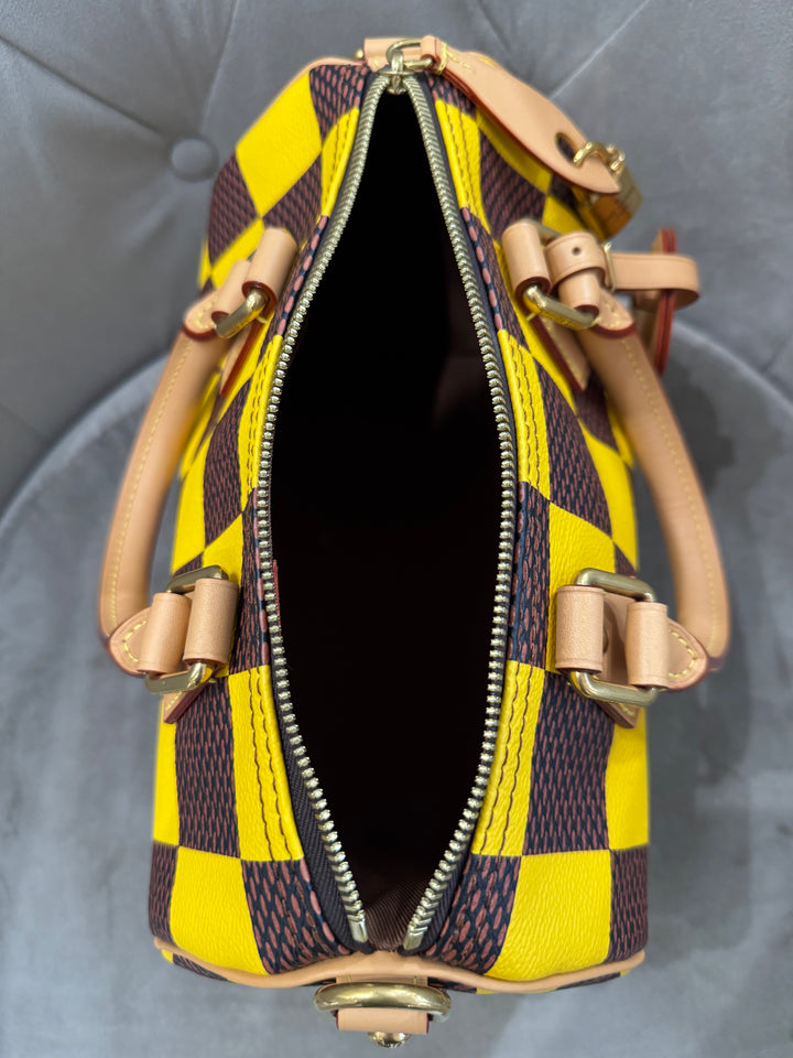 Louis Vuitton Speedy Bandoulière 25 in tela Damier Pop