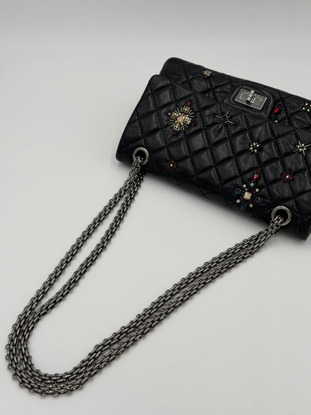 Chanel Paris-Londres Reissue 225 Double Flap