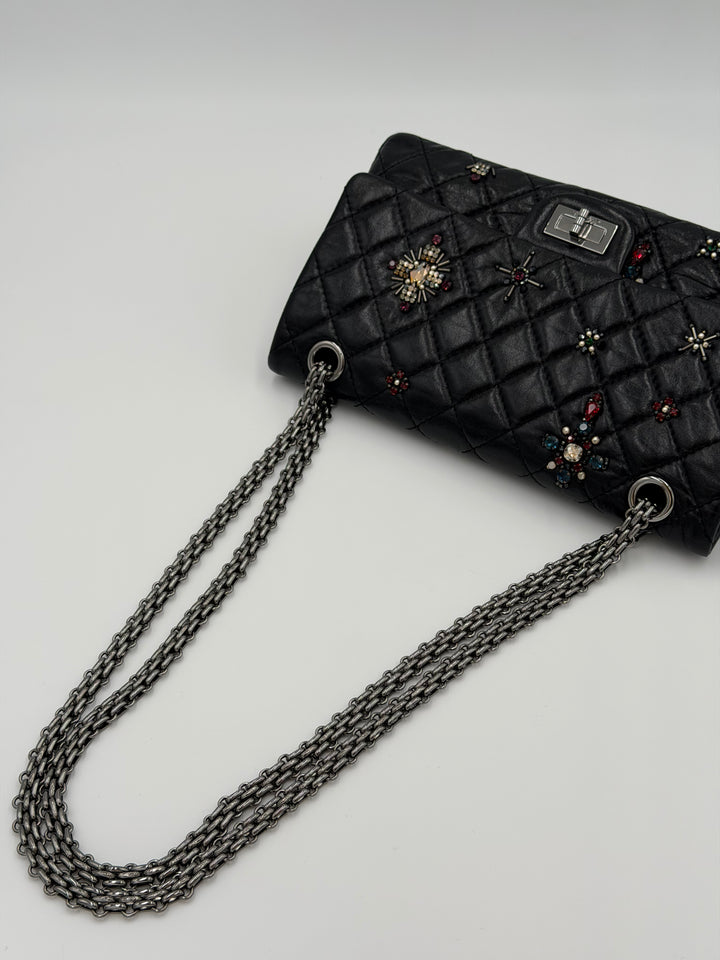 Chanel Paris-Londres Reissue 225 Double Flap
