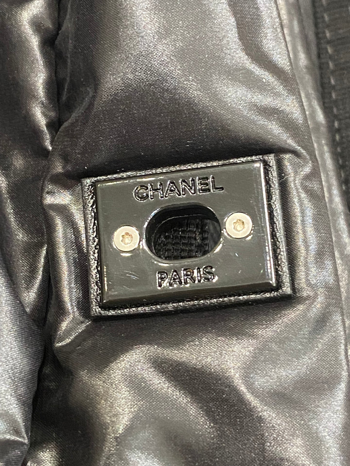 CHANEL Zaino a Catena Nylon Nero