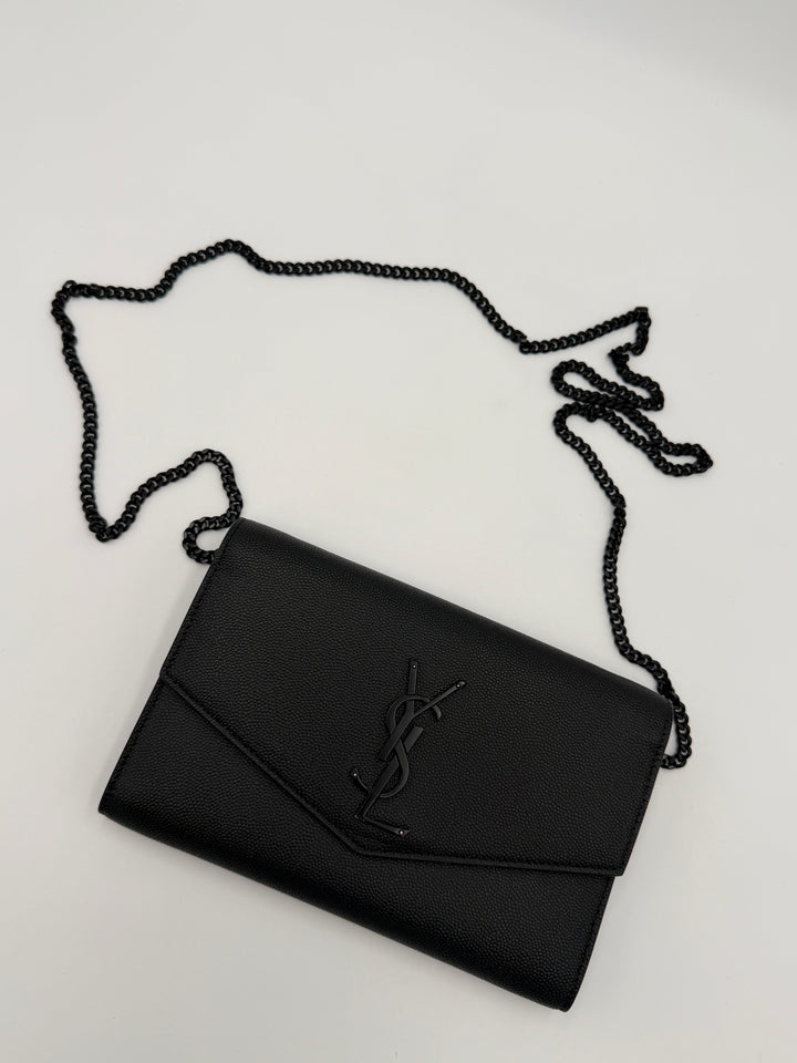 Saint Laurent Uptown Pochette con catena