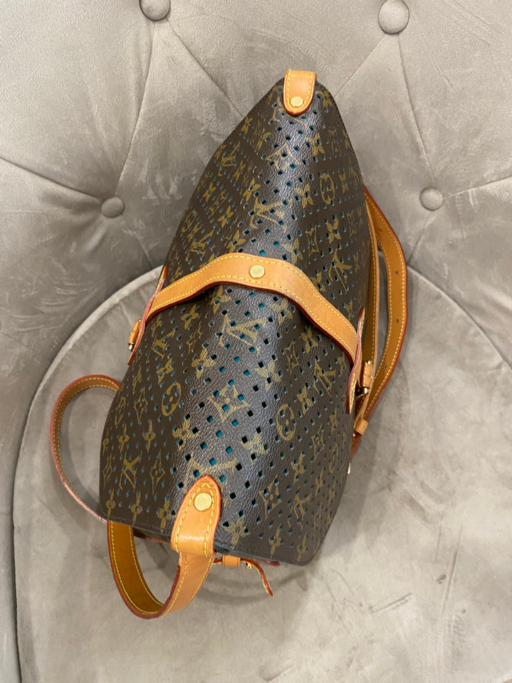 Louis Vuitton Borsa Saumur 30 in tela e pelle con Monogram traforato